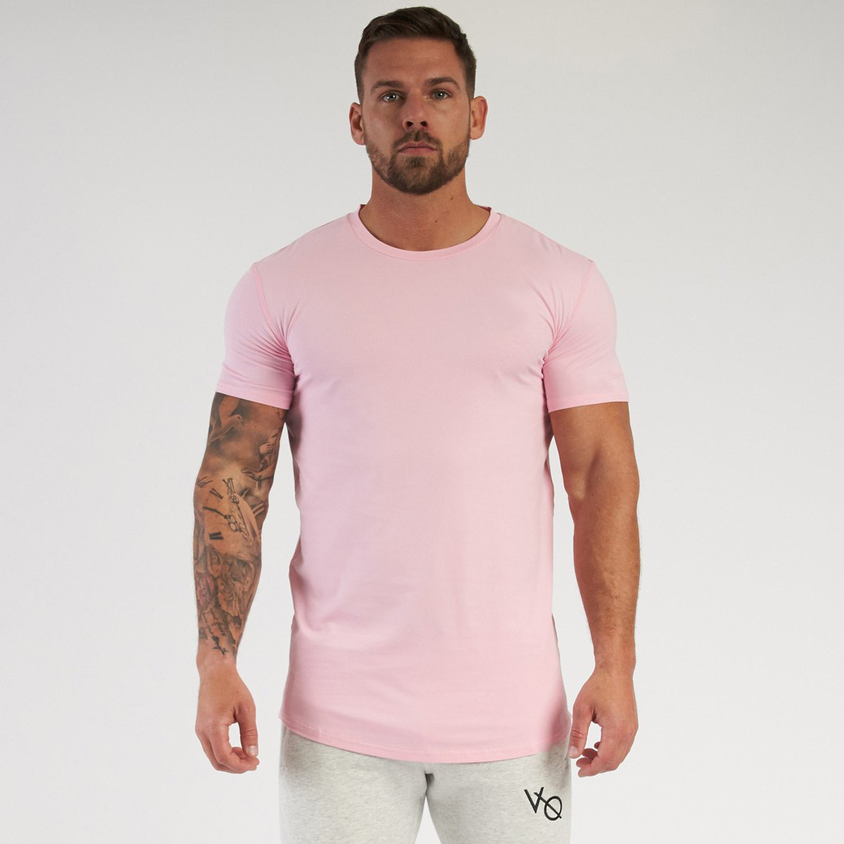 Hommes Couleur Unie Style Simple Col Rond Manche Courte Svelte T-shirt Homme display picture 11