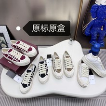 跨境外贸2025高版纯原G家字母刺绣时尚百搭轻便舒适厚底增高板鞋