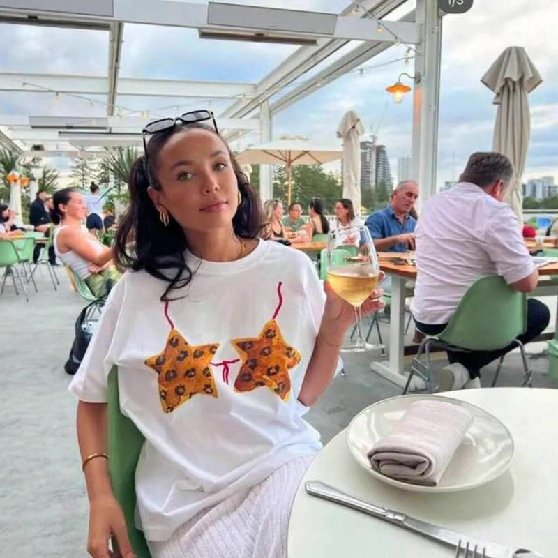 Leopard Print Pattern Top Short-Sleeved Casual 2025 Cross-Border Trendy Brand T-Shirt Y2K Loose Summer Cotton Foreign Trade Amazon Leopard Print Pattern Top Short-Sleeved Casual 2025 Cross-Border Trendy Brand T-Shirt Y2K Loose Summer Cotton Foreign Trade Amazon