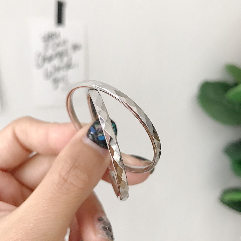 咔诗特韩国韩版S925纯银潮流时尚气质花纹纹路个性大耳环耳圈耳饰