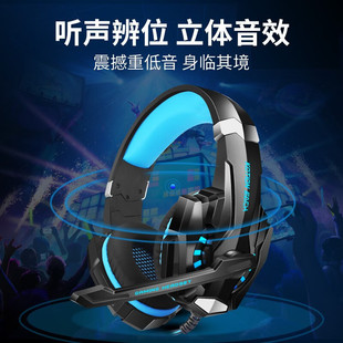 Cross-border Inzhuo G9000 headset computer game headset 3.5 + USB single-hole headset for PS4