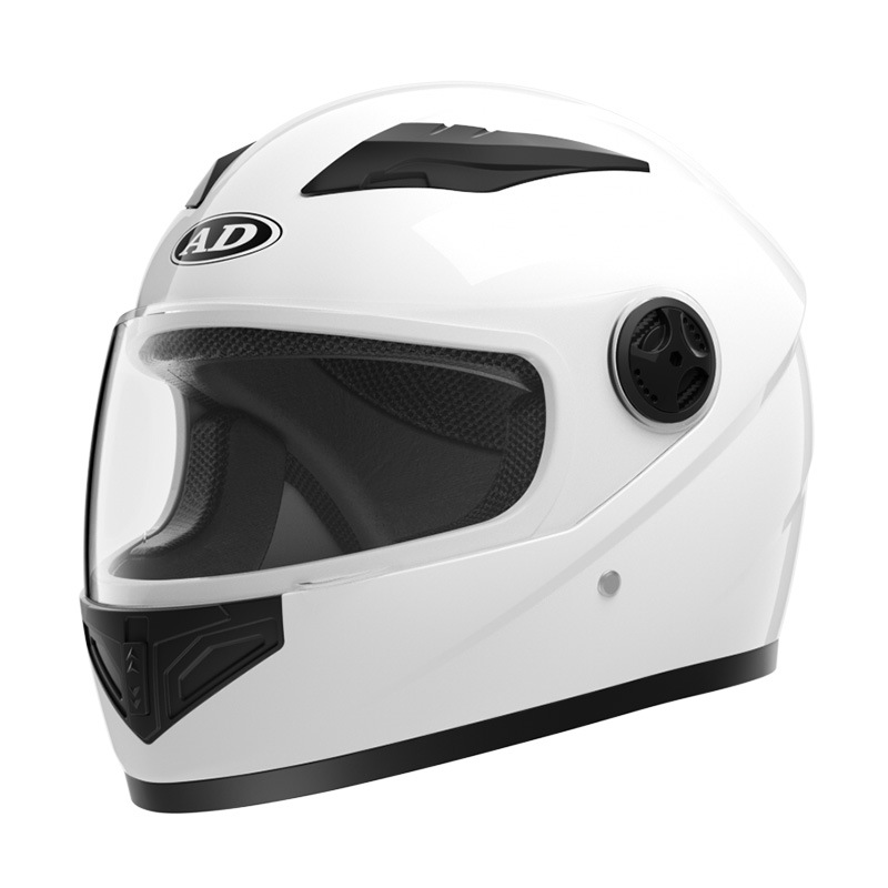 Ad Motorcycle Helmet for Men and Women, Full-Face Helmet for Electric Vehicles, All-Season Universal Helmet, Safety Hat, Foreign Trade Battery Vehicle Helmet