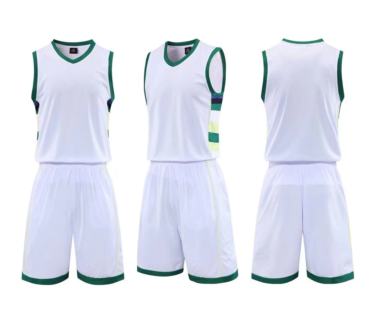 Ensemble Bucks version légère avec numéros imprimés et maillot de match de basket multicolore en option_voghion.com