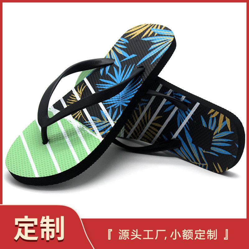 Custom Factory PE flip flops Exorcism black Pinch slipper Shower Room take a shower Sandy beach Seaside Toe Sandals