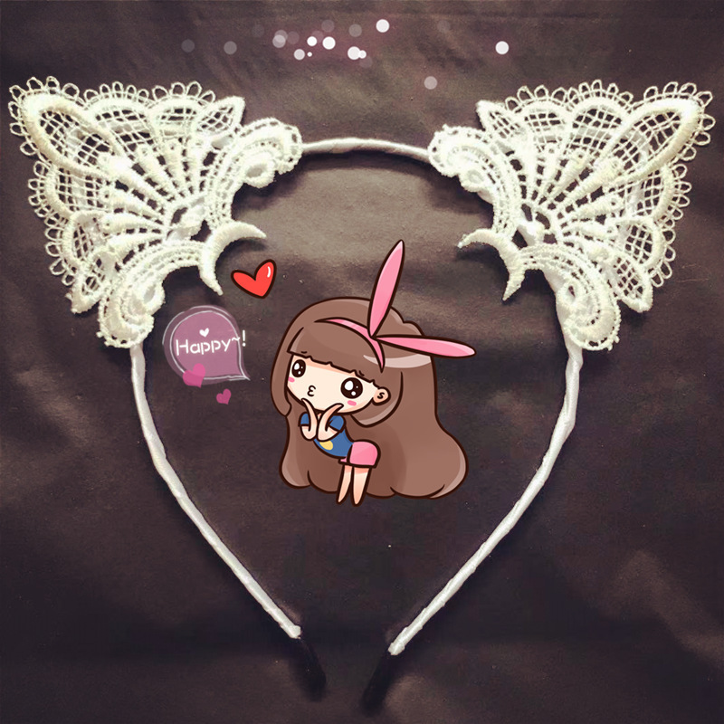 Noche de primavera estilo sexy lencería sexy accesorios Coreano lindo orejas de gato diadema Cat Girl accesorios FIESTA DE Navidad