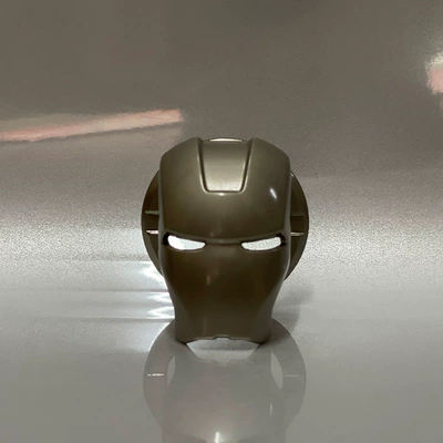 Car One-button Start Protective Cover Other Automotive Interior Supplies - iron-man-gun-silver