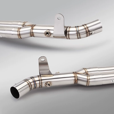 Z900Se Modification, Connects to the Original — Motorcycle exhaust pipe