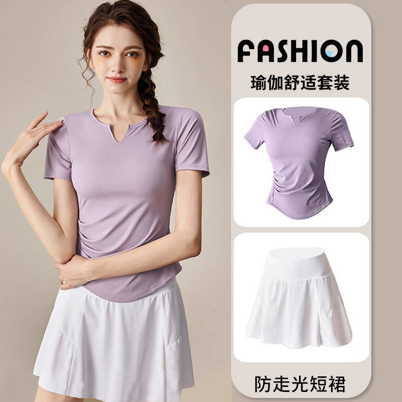 Sports Short Skirt Pants for Women, Summer Plus-Size Running Skirt, Quick-Dry, Hip-Covering, Anti-Exposure, Breathable, Tennis Yoga Set Sports Short Skirt Pants for Women, Summer Plus-Size Running Skirt, Quick-Dry, Hip-Covering, Anti-Exposure, Breathable, Tennis Yoga Set