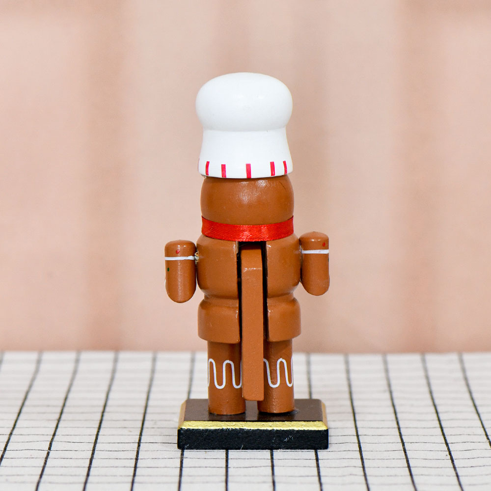 Nuevo estilo europeo cascanueces dibujos animados muñeco de nieve pingüino Papá Noel Gingerbread hombre gorda decoración regalos de Navidad