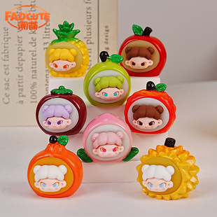 Factory New Trendy Play Cute Grain Resin Crafts Small Ornaments Office Desktop Ornaments Blind Box Internet Red Ornaments