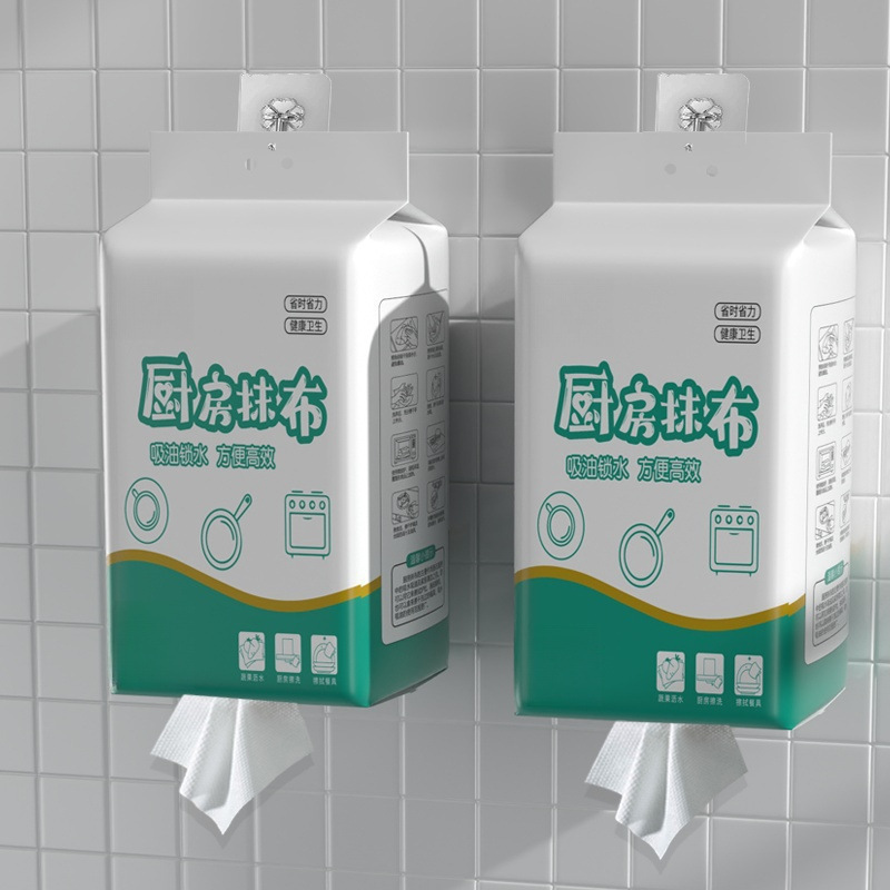 吊り式怠け者雑巾乾湿両用清潔キッチン用紙使い捨て皿洗い布吸水吸油スポット|undefined