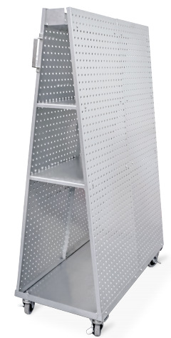 带轮可移动架工具展示架仓储挂板饰品挂架工具挂架收纳整理挂架