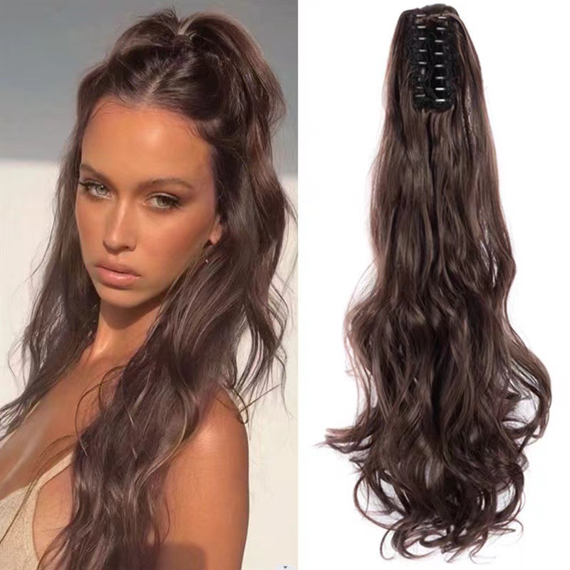 Cauda de caballo, cabello rizado largo, gran onda, garra rizada, cola de caballo, cabello de caballo, pelucón de cabeza alta, cola de caballo