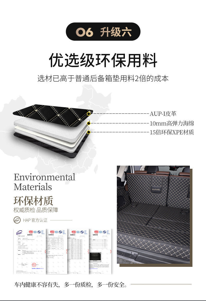 Suitable for haff h9 trunk mat surround 2022 h9 haff decoration change large surround car supplies