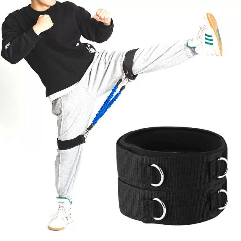 Трансграничная защита лодыжки эластичная веревка лодыжки бедра тренировки фитнес-ремень Высокая подъем ноги тхэквондо тренировочный ремень защита ног