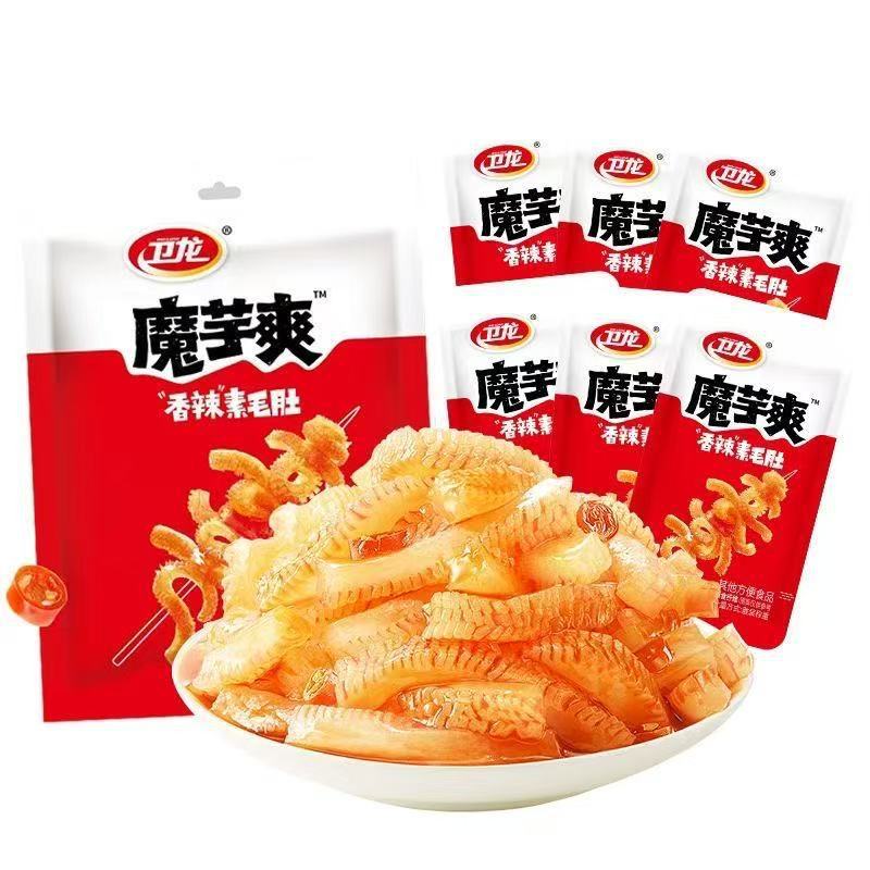 Weilong Konjac Snack 180g Spicy Strips Nostalgic Popular Snack Leisure Food Office Snack