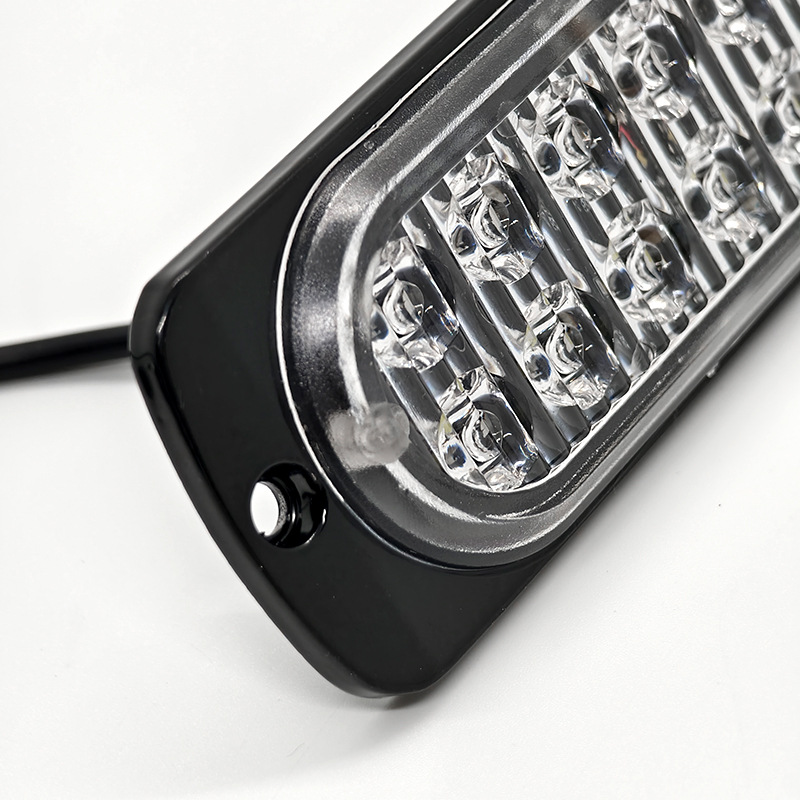 Truck Van 12-24V Car Ultra-Thin Side Signal Warning Light 12Led Strobe Light Flash Light Modification 36W