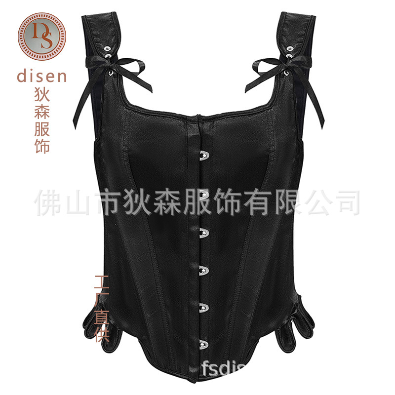 Nueva chaqueta de espina de pescado negra de estilo de corte europeo y americano