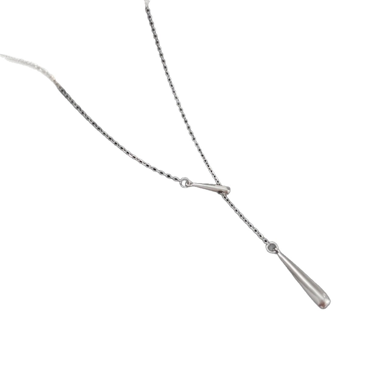 Nouveau collier de luxe pour femme en argent sterling S925, élégant, inaltérable, avec un papillon et une chaîne clavicule haut de gamme et polyvalente._voghion.com