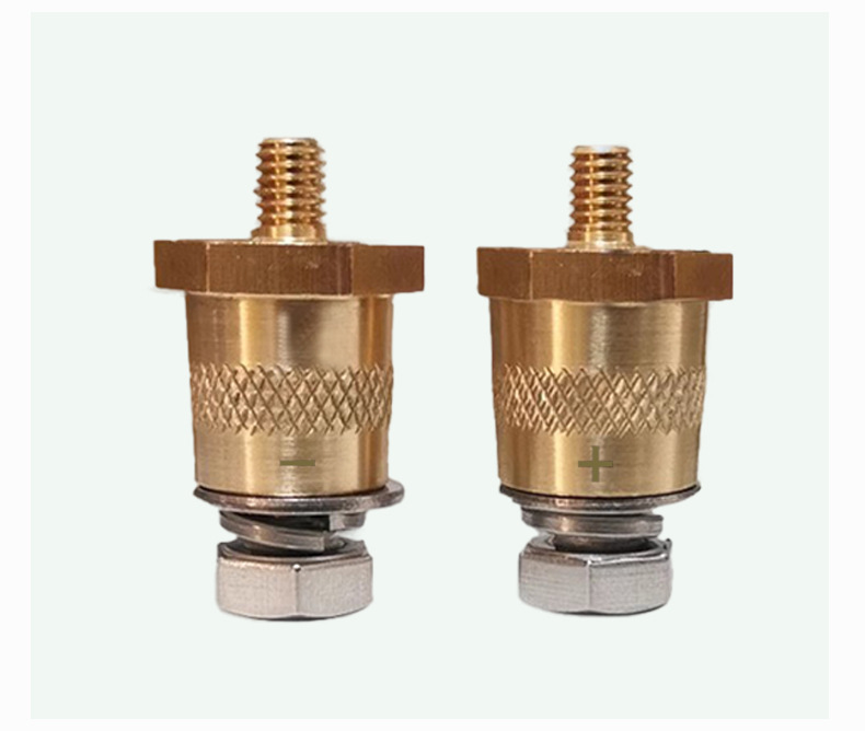 Car Battery Reducing Head 8mm Internal Thread to Standard Pile Head British 3/8 External Thread Connector Modification Accessories