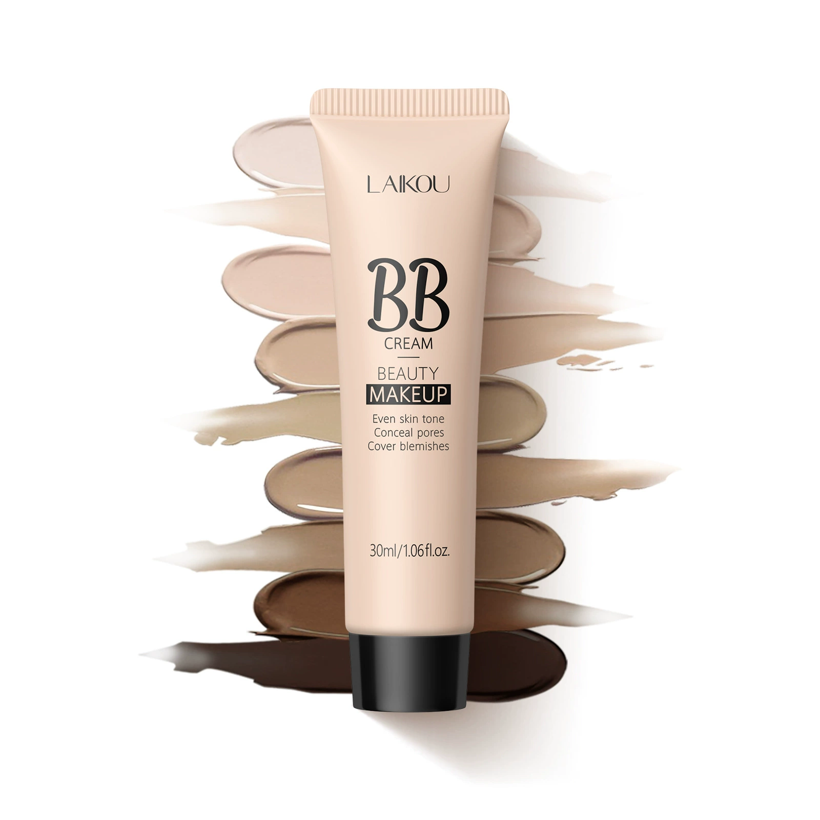 BB-крем (LAIKOU) 30 мл, естественный макияж, 9 экспортных оттенков