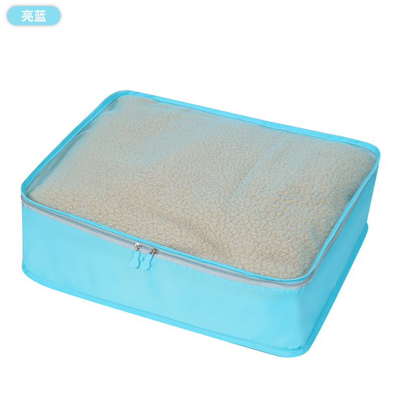 Bolsa de almacenamiento de viaje de tela Oxford bolsa de almacenamiento de ropa de equipaje bolsa de almacenamiento de muebles bolsa de malla de gran capacidad