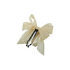 Shiffon hair accessory with bow, ponytail, hairgrip, elastic crab pin