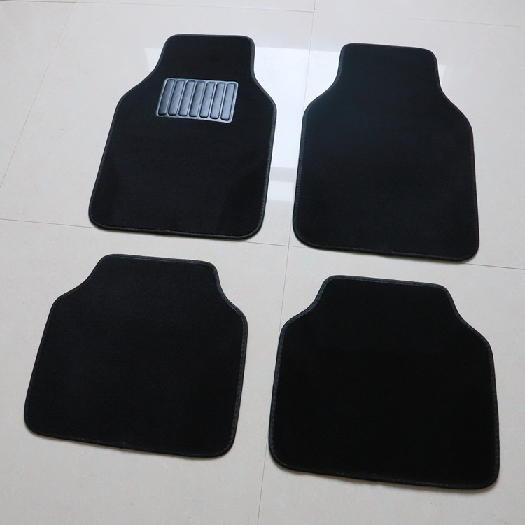 Anti-Slip Floor Mats – Universal Universal Foot Pad - mysterious-black-universal-four-piece-set
