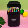 24 colors black rod bag style [30% more ink]