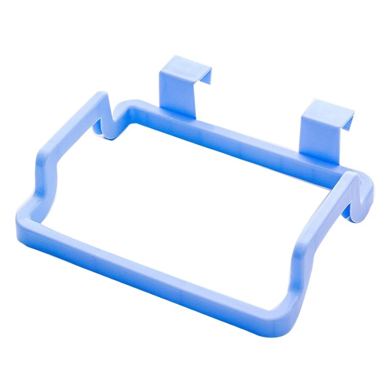 Puerta de la cocina de nuevo soporte de la bolsa de basura portátil hogar puerta del gabinete trasero de trapo rack basurero