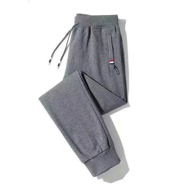 Men's artificial universal trousers with zipper for leisure, anti-theft, oversize