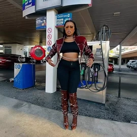 时尚休闲套装;女士连体裤;连衣裙