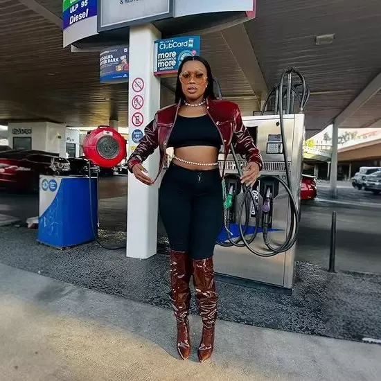 跨境新款 欧美时尚 修身露腰短款 皮衣 女装外套