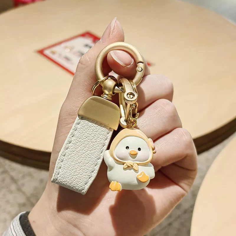 Кулон для ключей, женский милый популярный стиль ins, кукла-цыпленок, брелок для ключей, кукла, школьная сумка, кулон, брелок для ключей, ювелирные изделия