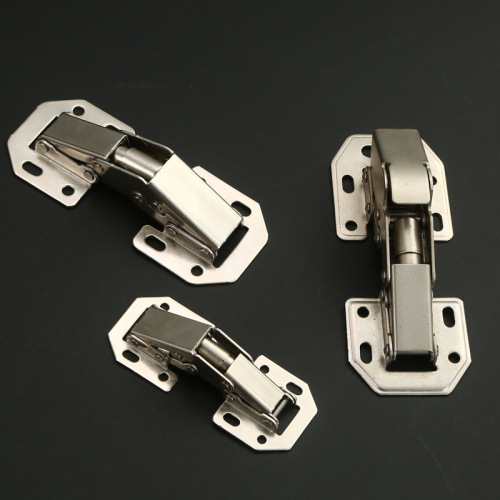 3-inch and 4-inch Thick Bridge-type Buffer Ball Hinge Dampening Hydraulic No-Drill Cabinet Surface-mounted Hinges
