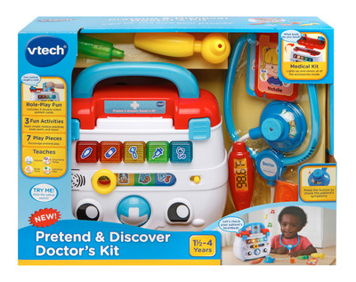 VTech伟易达智能诊疗箱医生护士过家家互动医学中英双语玩具医疗|ms