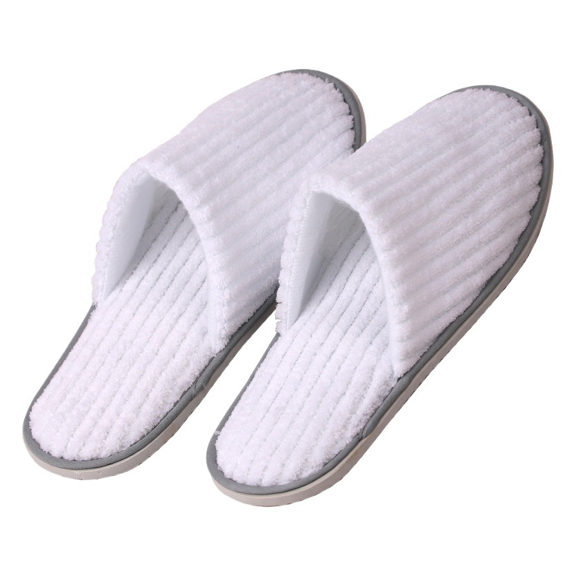 Hotel hotel slippers disposable slippers hotel homestay plush coral fleece non-slip slippers wholesale