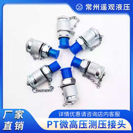 PT测压接头测压软管挖掘机液压配件压力表软管线HF高压测试接头管