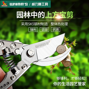 Power Lion Gardening Scissors Pruning Shears SK5 Steel Labor-saving Household Pruning Shears Garden Tools
