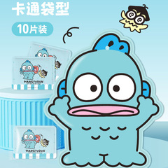 三丽鸥正版丑鱼造型包装卡通一次性暖宝宝冬季暖身贴自发热贴潮玩