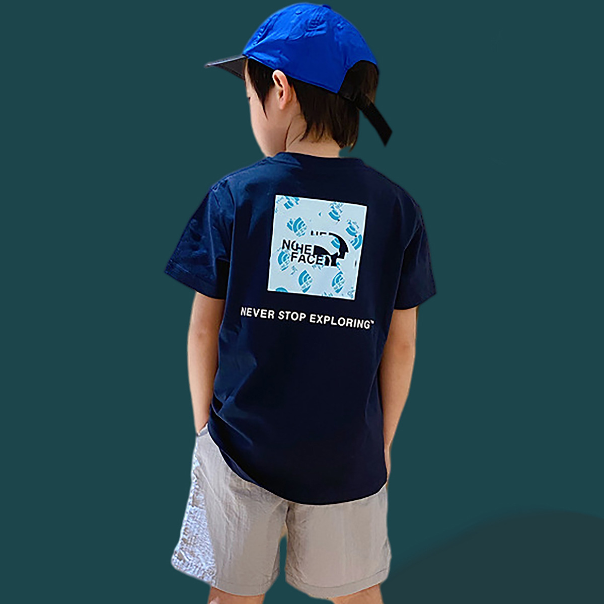 Foreign trade Children's clothing solar system Chaopai children Short sleeved T-shirt pure cotton 2022 A summer CUHK With children printing jacket