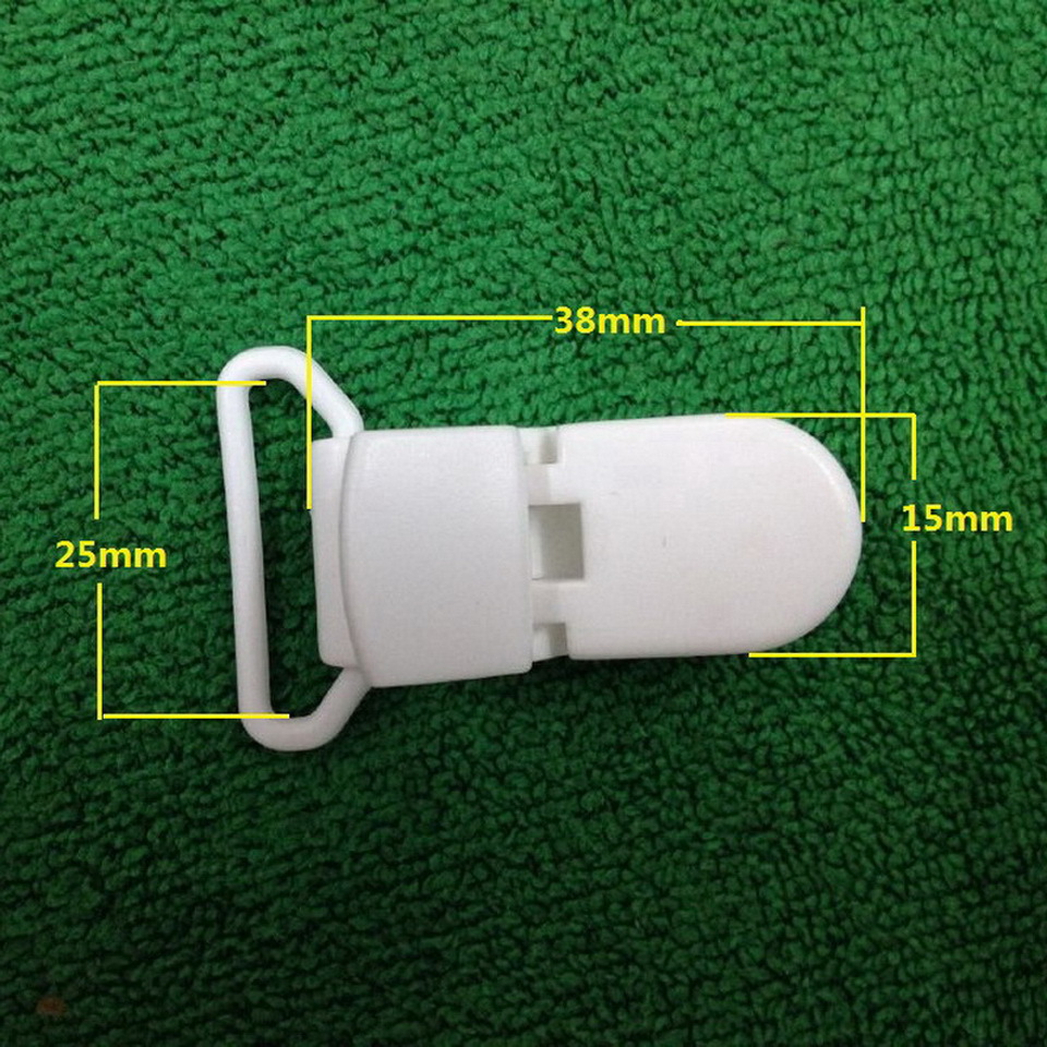 JA-1 25mm挂绳鳄鱼夹 手动固定塑料夹 适用于1英寸奶嘴链带