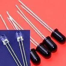 F5直径M 940nm 850红外发射管 接收管 收发二极管对管 光敏黑白