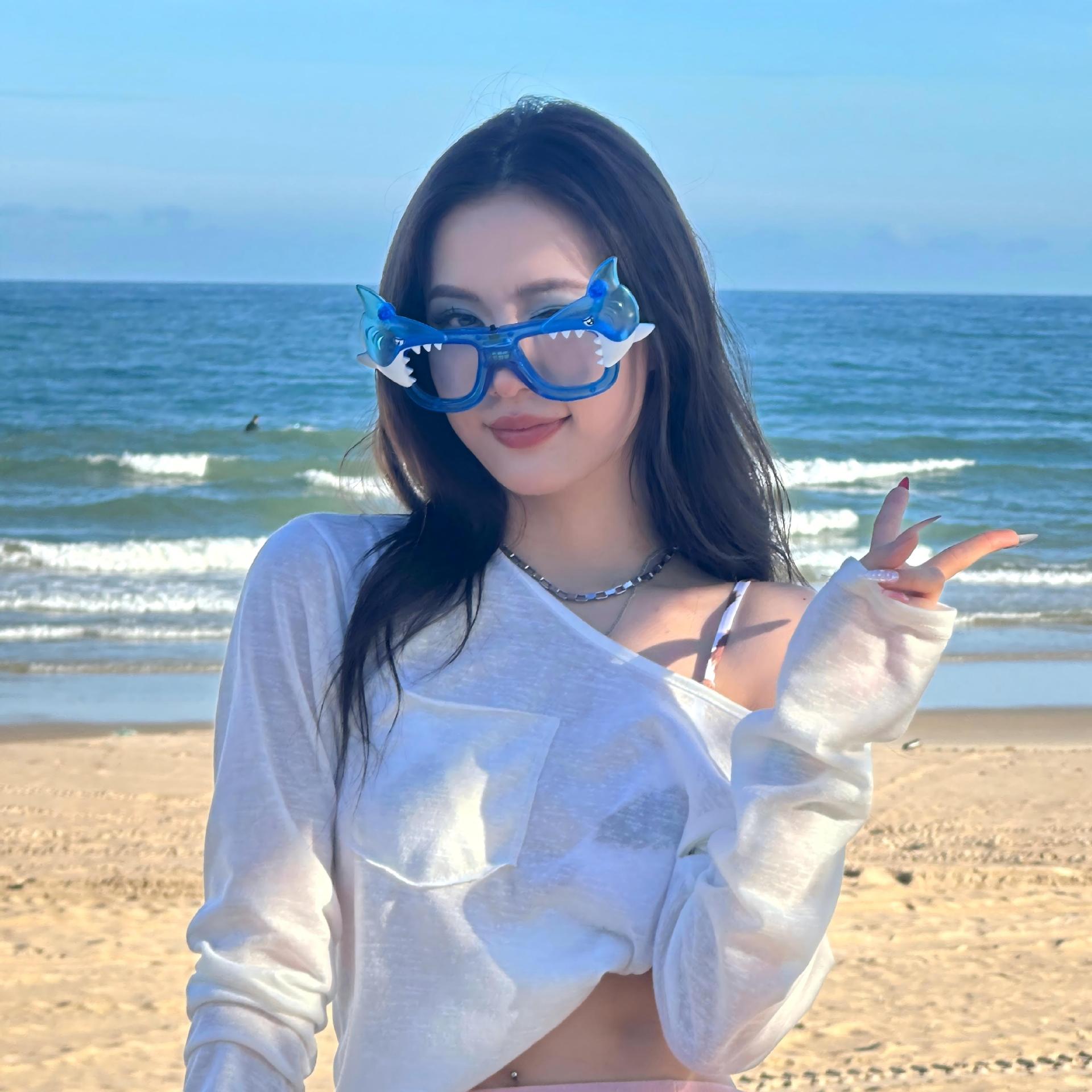 Gafas de Fiesta con Temática Hawaiana, ABS, Divertido, Decorativo, para Fiestas en la Playa y Festivales de Música