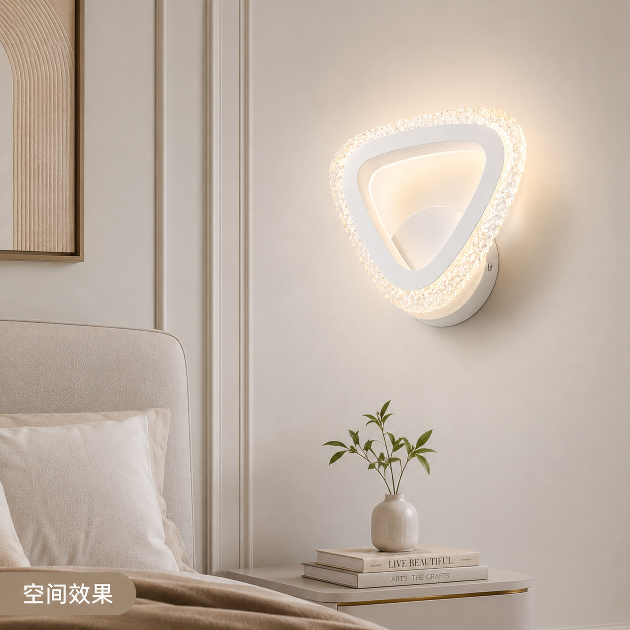 Decoración del dormitorio lámpara de cabezal de cama en el hogar nuevo dormitorio principal sala de estar escalera lámpara de pared de fondo moderna simple lámpara de pared de pasillo