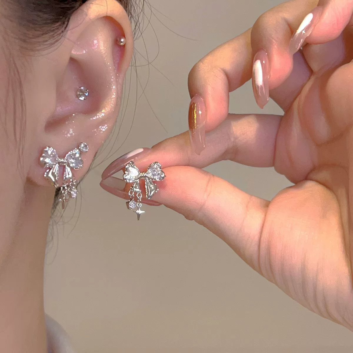 Spring Pearl Серебро 925, стиль легкой роскоши, размеры 8–14 мм