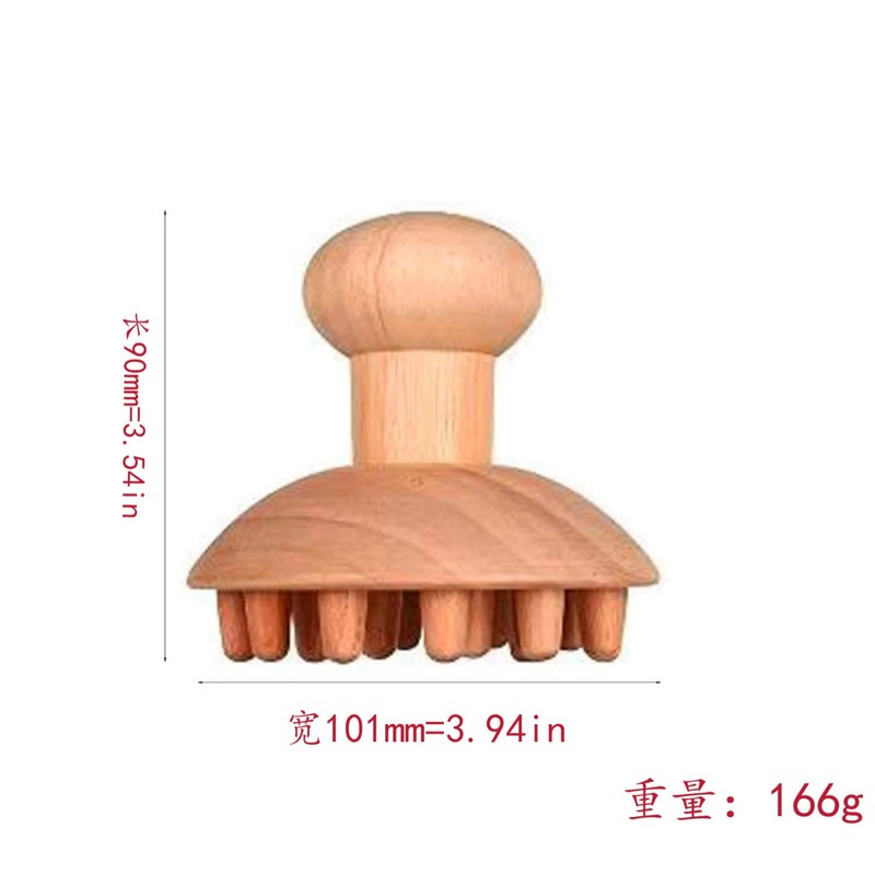 実木マッサージ櫛マッサージ爪頭部経絡疎通点穴全身マッサージ器美容院専用木製櫛|undefined