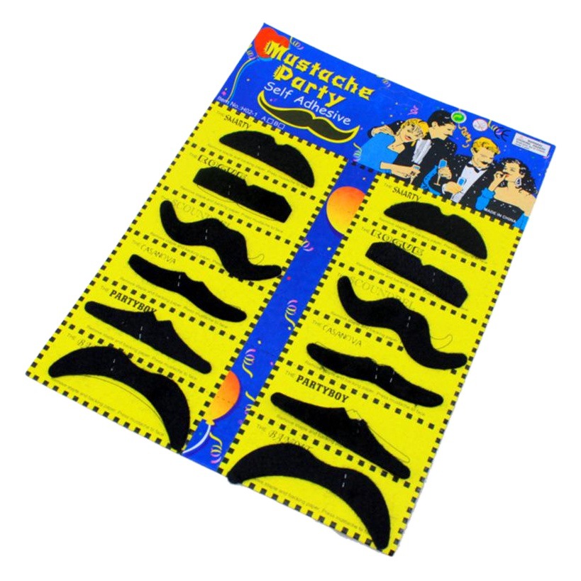 Barba falsa para disfraces｜Simulación realista negra｜Halloween y fiestas temáticas｜Venta al por mayor