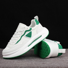 厚底男休閒鞋夏季男軟底旅遊鞋網面跑步鞋學生運動鞋男式潮鞋子