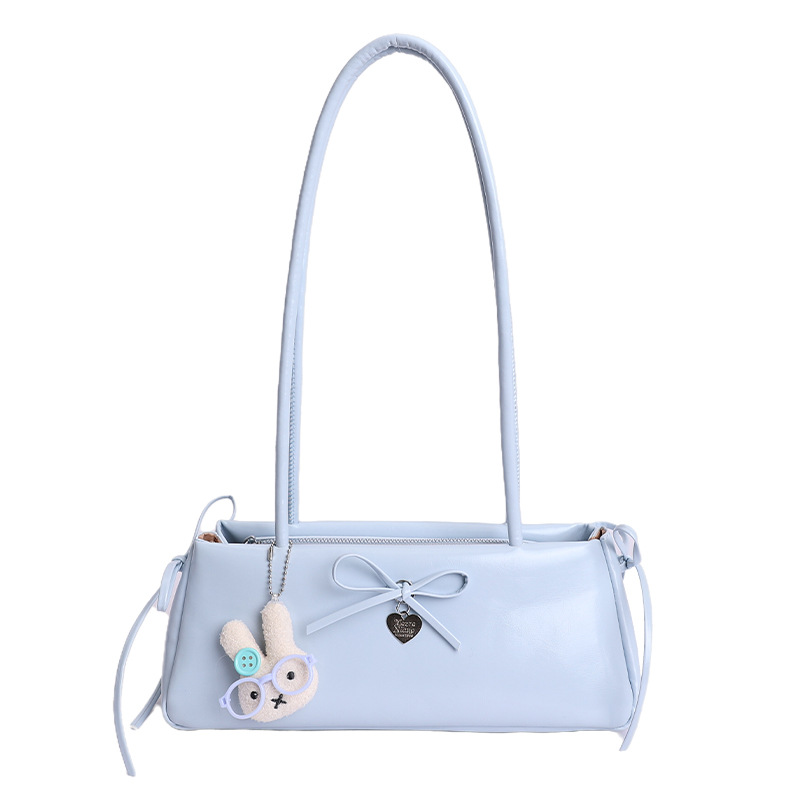 Bolsas de brazo coreanas de moda extranjera 2026 verano simple diaria dulce arco de hombro bolsas de moda